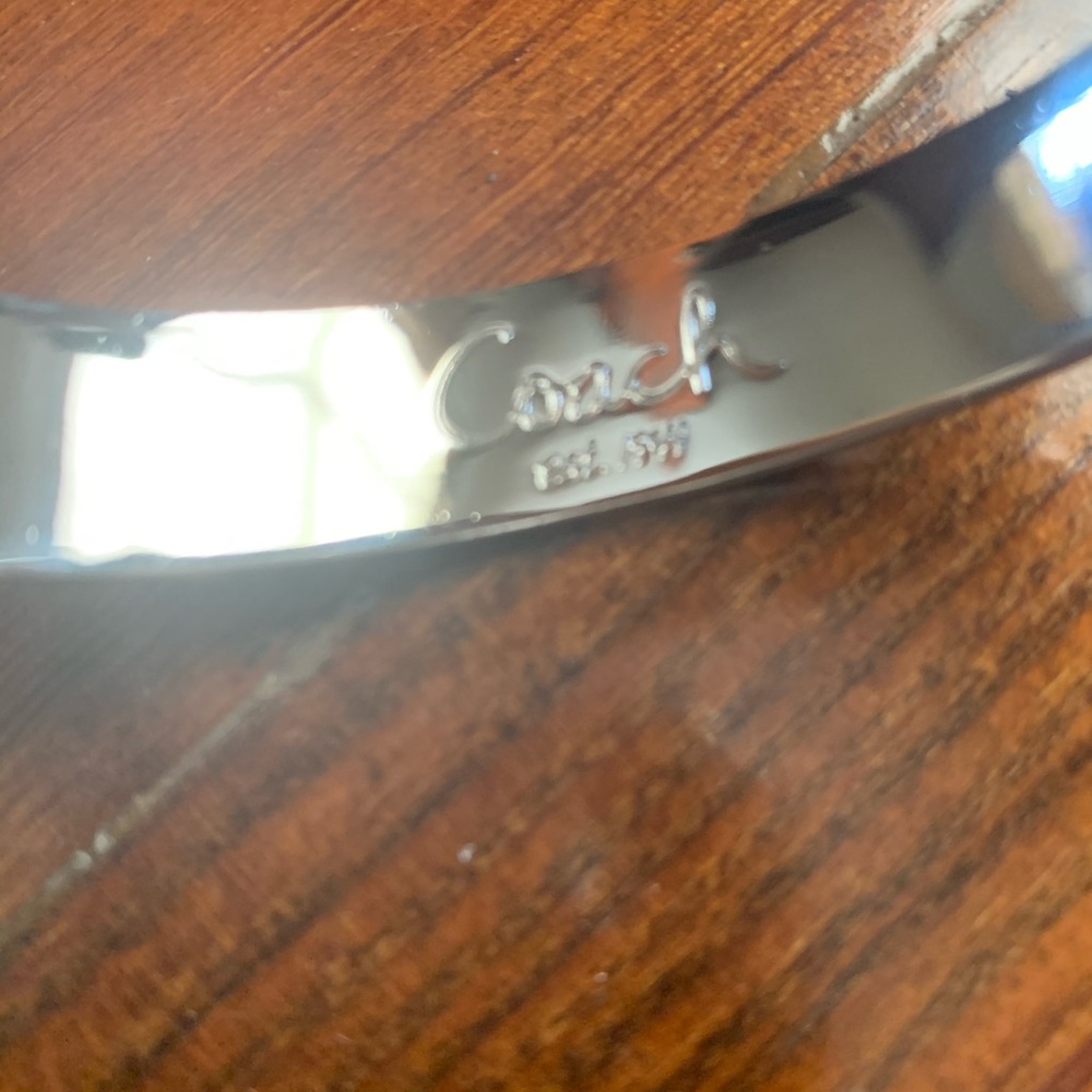Silver Coach Bangle - image 5